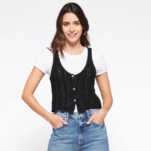 NWT Free People Stanley Sweater Vest